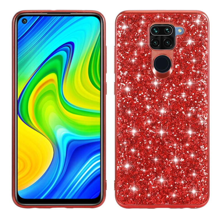 For Xiaomi Redmi Note 9 / 10X 4G Glitter Powder Shockproof TPU Protective Case