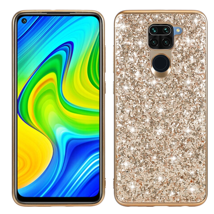 For Xiaomi Redmi Note 9 / 10X 4G Glitter Powder Shockproof TPU Protective Case