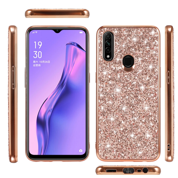 For OPPO A8 / A31 Glitter Powder Shockproof TPU Protective Case