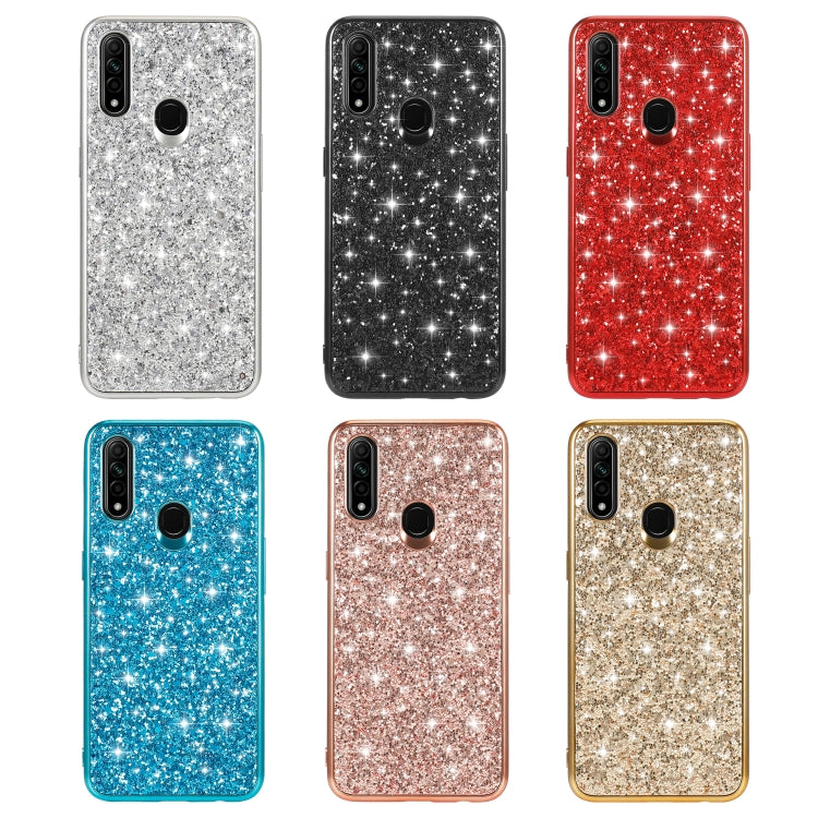 For OPPO A8 / A31 Glitter Powder Shockproof TPU Protective Case