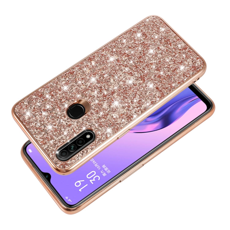 For OPPO A8 / A31 Glitter Powder Shockproof TPU Protective Case