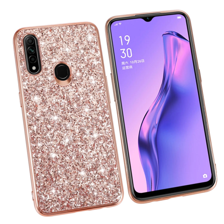 For OPPO A8 / A31 Glitter Powder Shockproof TPU Protective Case