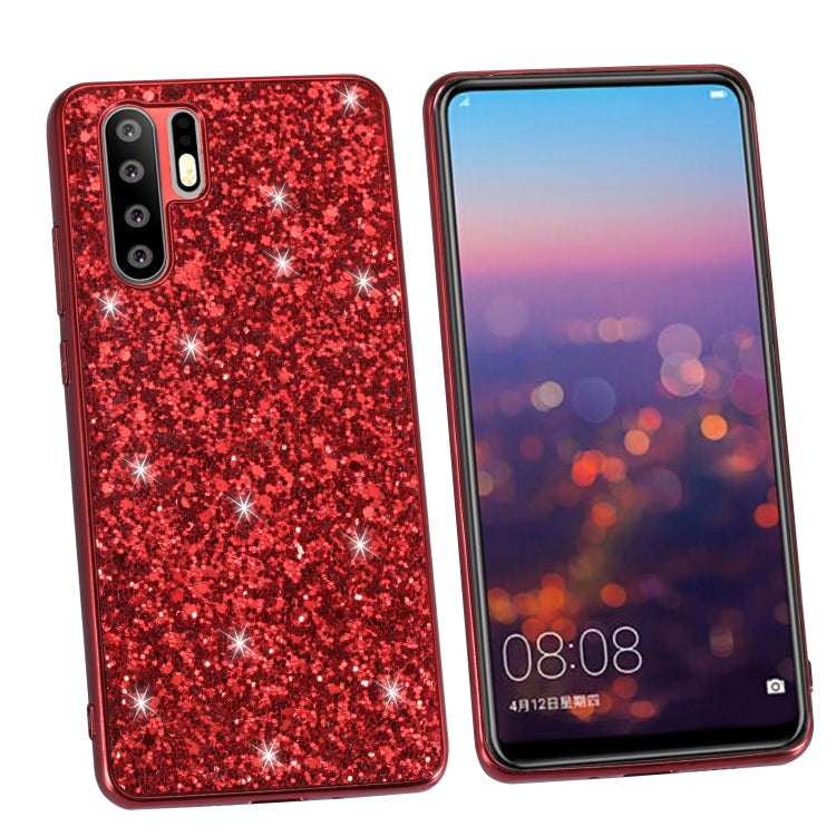 For OPPO A91 / F5 / Reno3 Glitter Powder Shockproof TPU Protective Case