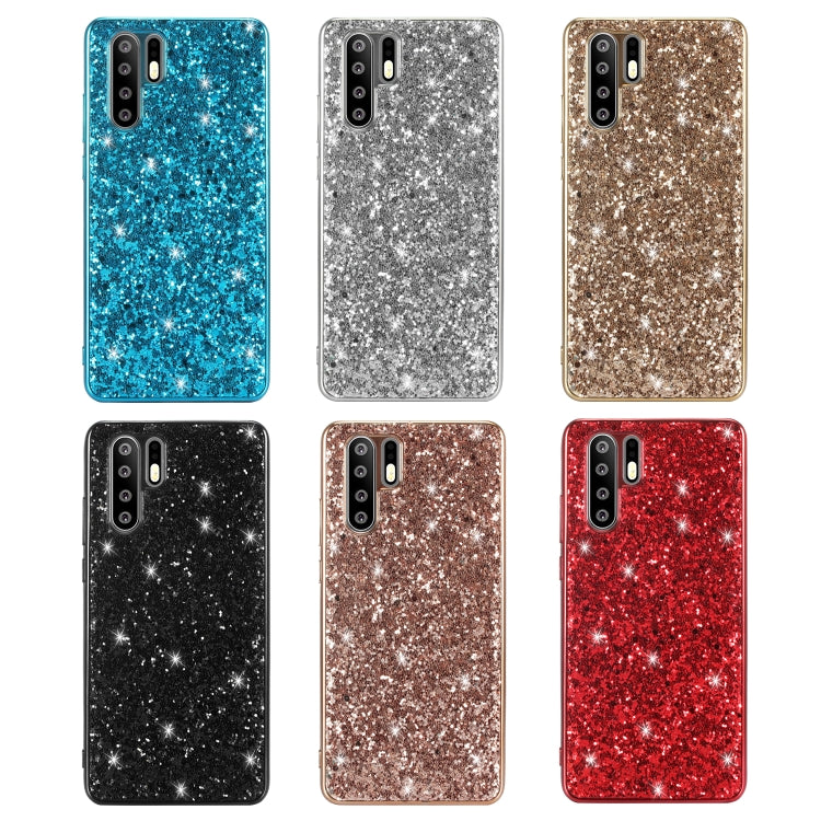 For OPPO A91 / F5 / Reno3 Glitter Powder Shockproof TPU Protective Case