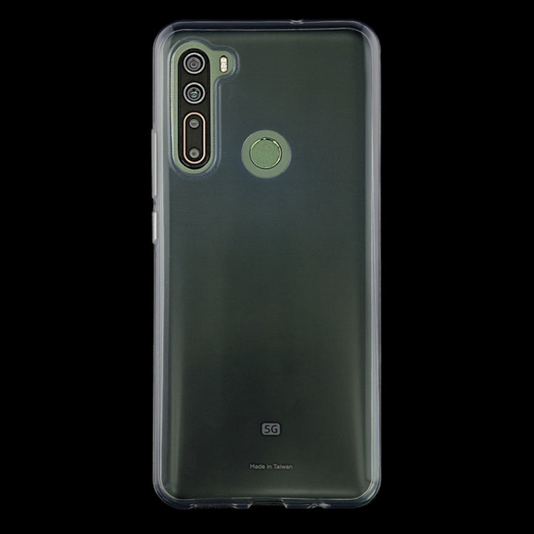 For HTC U20 5G 0.75mm Ultra-thin Transparent TPU Soft Protective Case