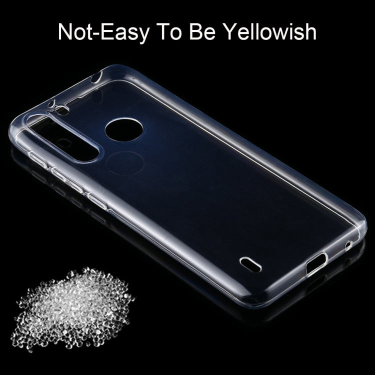 For Motorola Moto One Fusion 0.75mm Ultra-thin Transparent TPU Soft Protective Case