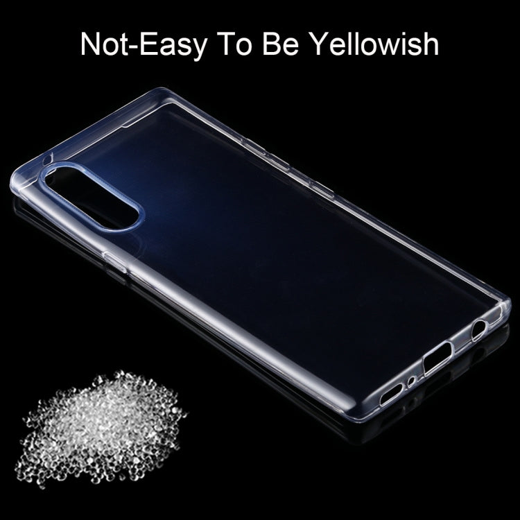 For LG Velvet 0.75mm Ultra-thin Transparent TPU Soft Protective Case