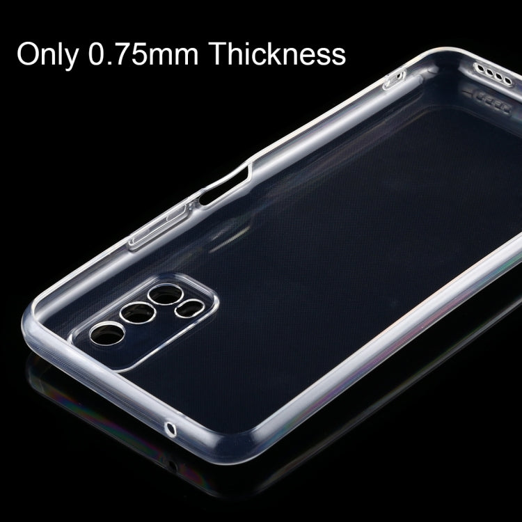 For Vivo iQOO Z1x 0.75mm Ultra-thin Transparent TPU Soft Protective Case