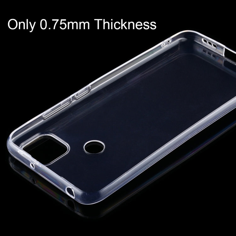 For Xiaomi Redmi 9C 0.75mm Ultra-thin Transparent TPU Soft Protective Case