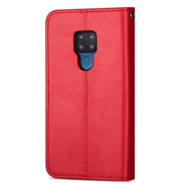 For Huawei Mate 20 Ultra-thin 9 Card Horizontal Flip Leather Case, with Card Slots & Holder & Lanyard