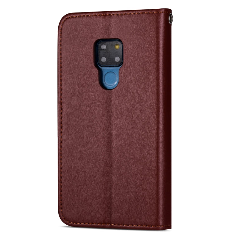 For Huawei Mate 20 Ultra-thin 9 Card Horizontal Flip Leather Case, with Card Slots & Holder & Lanyard