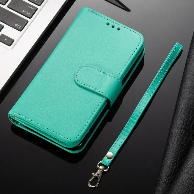 For Huawei Mate 20 Lite Ultra-thin 9 Card Horizontal Flip Leather Case, with Card Slots & Holder & Lanyard