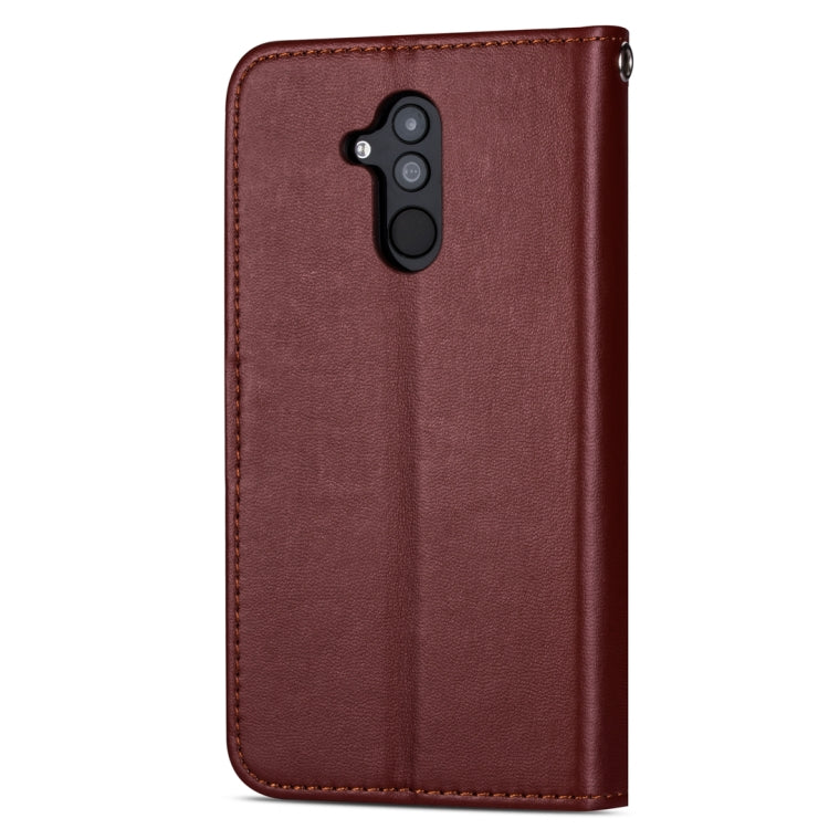 For Huawei Mate 20 Lite Ultra-thin 9 Card Horizontal Flip Leather Case, with Card Slots & Holder & Lanyard
