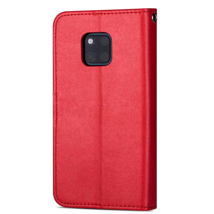 For Huawei Mate 20 Pro Ultra-thin 9 Card Horizontal Flip Leather Case, with Card Slots & Holder & Lanyard