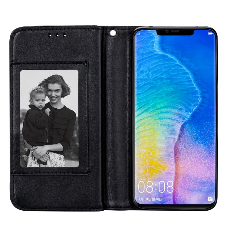 For Huawei Mate 20 Pro Ultra-thin 9 Card Horizontal Flip Leather Case, with Card Slots & Holder & Lanyard