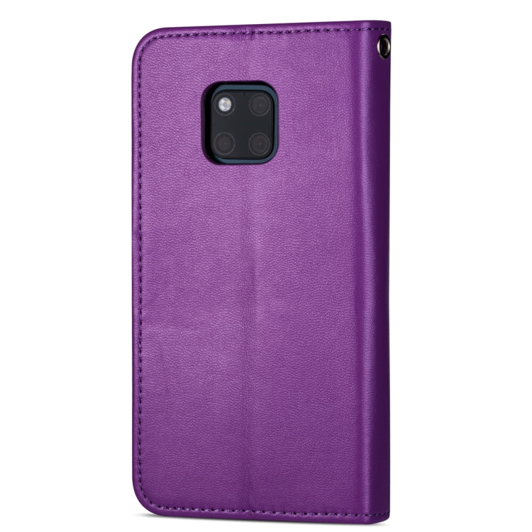 For Huawei Mate 20 Pro Ultra-thin 9 Card Horizontal Flip Leather Case, with Card Slots & Holder & Lanyard