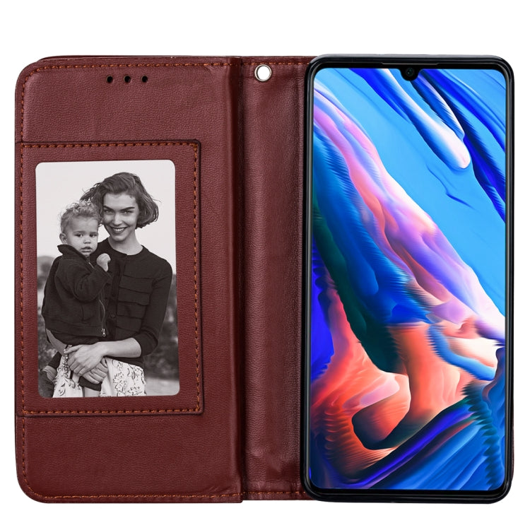 For Huawei P30 Ultra-thin 9 Card Horizontal Flip Leather Case, with Card Slots & Holder & Lanyard