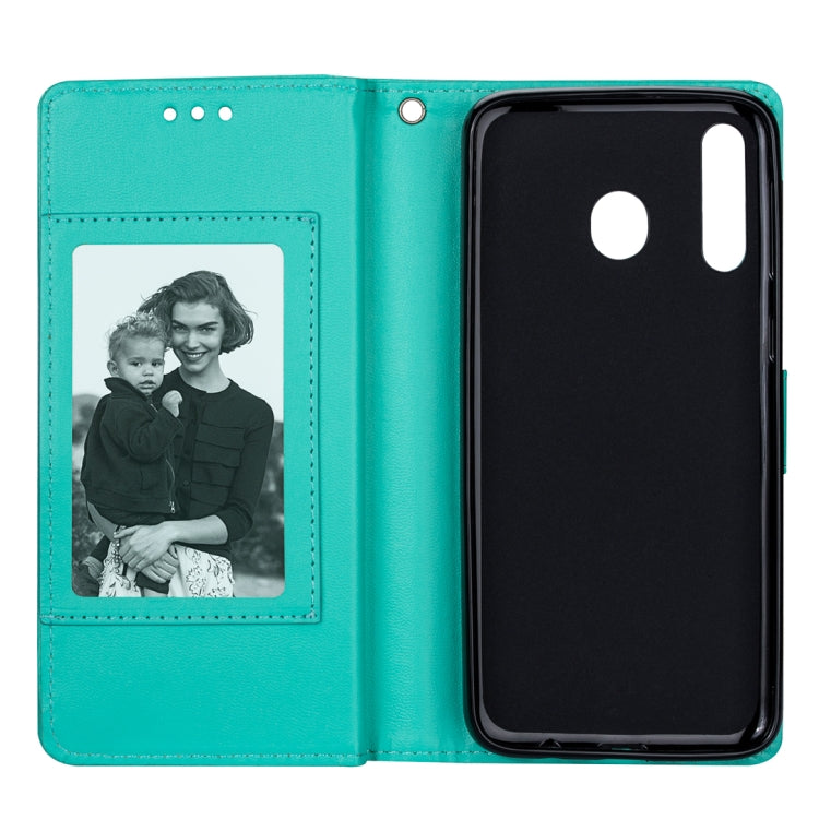 For Huawei P30 Lite Ultra-thin 9 Card Horizontal Flip Leather Case, with Card Slots & Holder & Lanyard