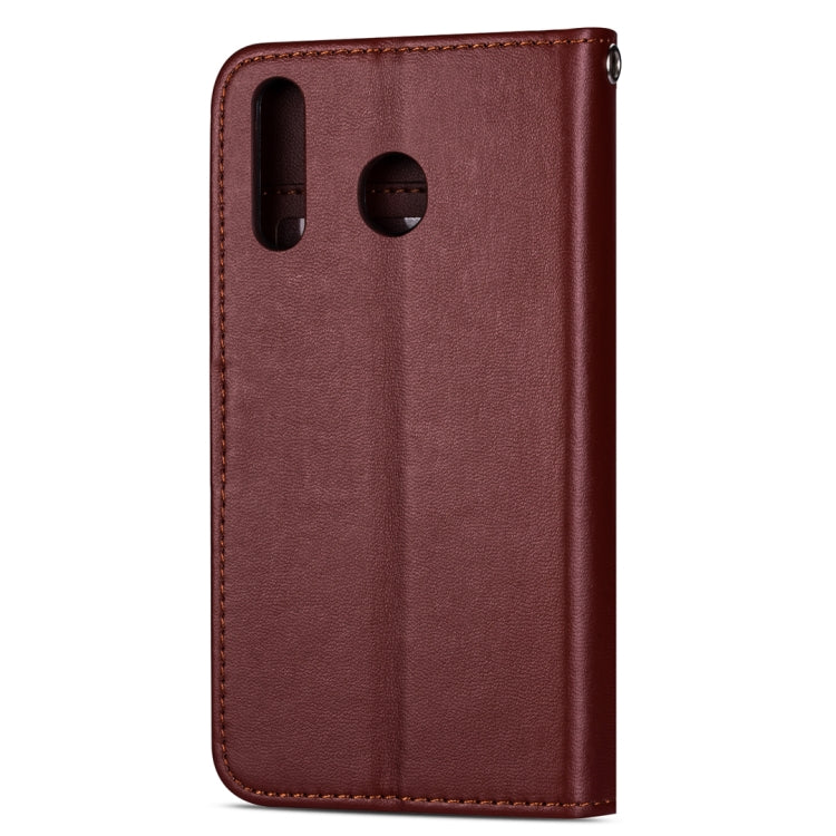 For Huawei P30 Lite Ultra-thin 9 Card Horizontal Flip Leather Case, with Card Slots & Holder & Lanyard