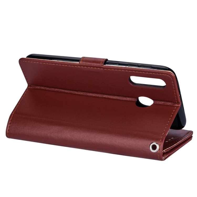 For Huawei P30 Lite Ultra-thin 9 Card Horizontal Flip Leather Case, with Card Slots & Holder & Lanyard