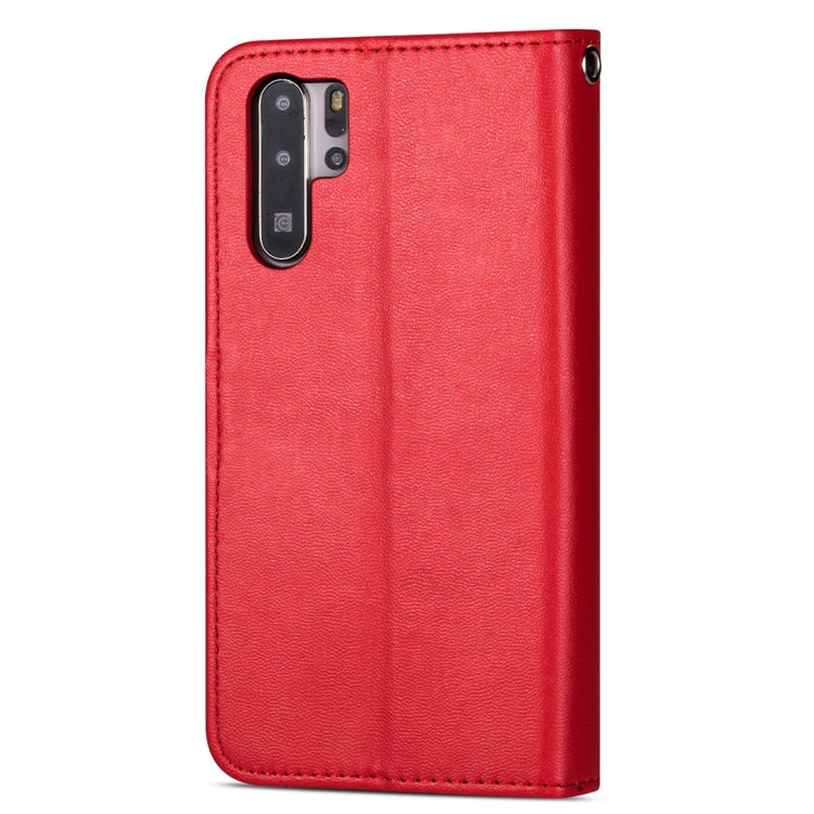 For Huawei P30 Pro Ultra-thin 9 Card Horizontal Flip Leather Case, with Card Slots & Holder & Lanyard
