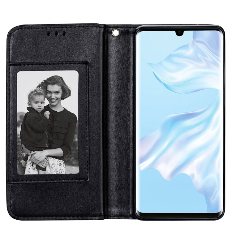 For Huawei P30 Pro Ultra-thin 9 Card Horizontal Flip Leather Case, with Card Slots & Holder & Lanyard