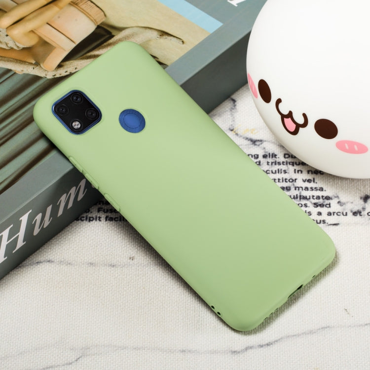 For Xiaomi Redmi 9C Pure Color Liquid Silicone Shockproof Full Coverage Protective Case