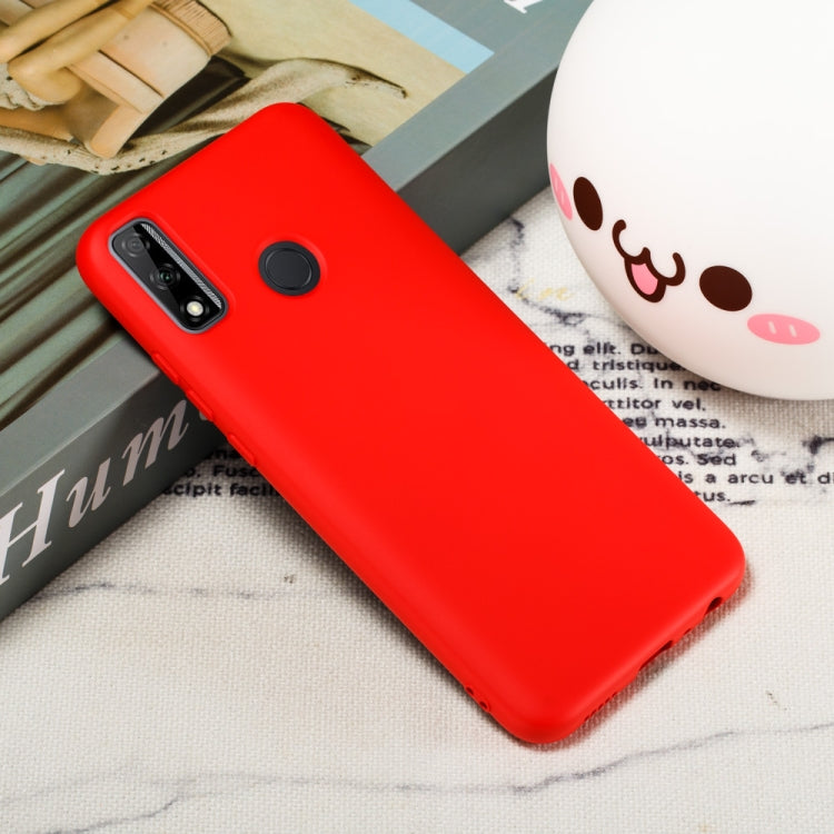 For Huawei Y8s Pure Color Liquid Silicone Shockproof Full Coverage Protective Case