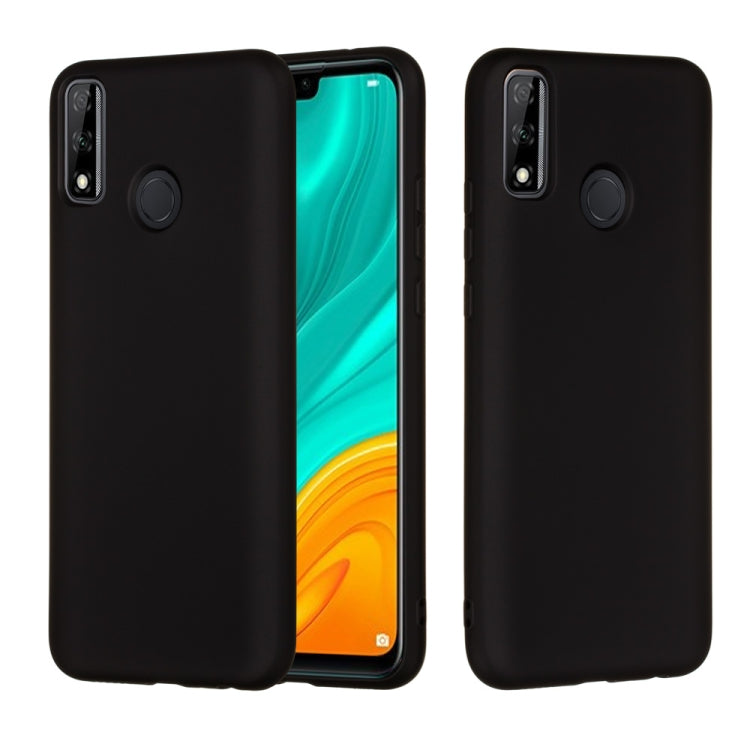 For Huawei Y8s Pure Color Liquid Silicone Shockproof Full Coverage Protective Case