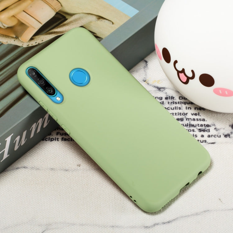 For Huawei Y7p / P40 Lite E Pure Color Liquid Silicone Shockproof Full Coverage Protective Case