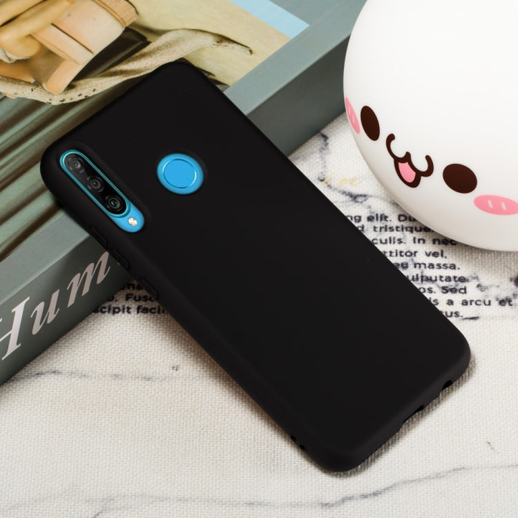 For Huawei Y7p / P40 Lite E Pure Color Liquid Silicone Shockproof Full Coverage Protective Case