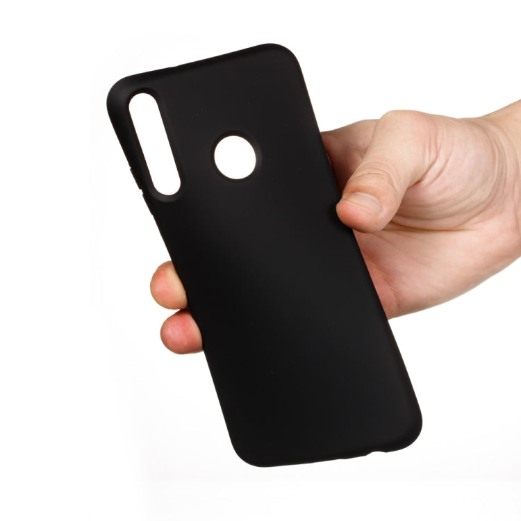 For Huawei Y7p / P40 Lite E Pure Color Liquid Silicone Shockproof Full Coverage Protective Case