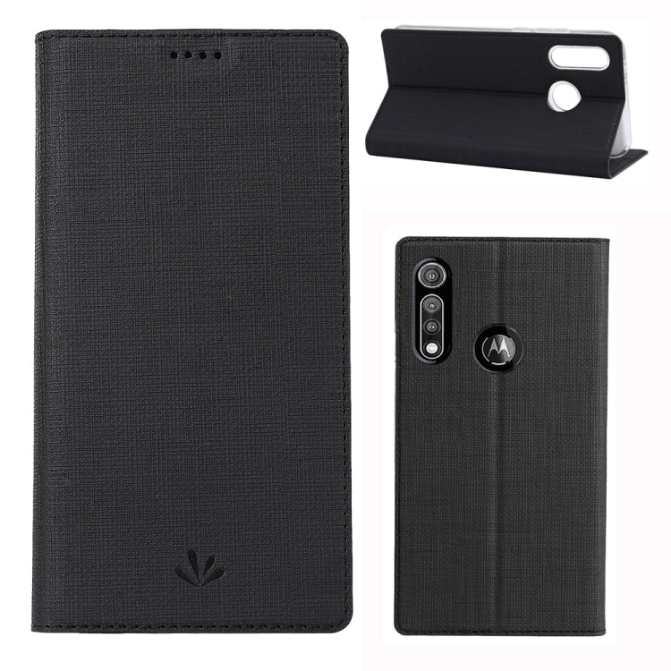 For Motorola Moto G Fast ViLi DMX-54 Shockproof TPU + PU Leather Magnetic Attraction Horizontal Flip Protective Case with Card Slots & Holder