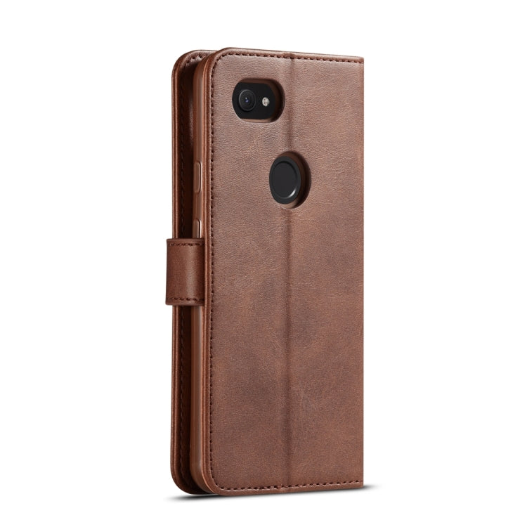 For Google Pixel 3a XL LC.IMEEKE Calf Texture Horizontal Flip Leather Case, with Holder & Card Slots & Wallet