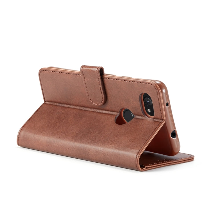 For Google Pixel 3a XL LC.IMEEKE Calf Texture Horizontal Flip Leather Case, with Holder & Card Slots & Wallet