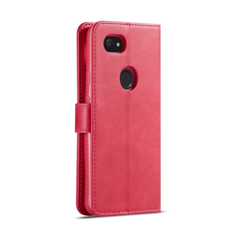 For Google Pixel 3a XL LC.IMEEKE Calf Texture Horizontal Flip Leather Case, with Holder & Card Slots & Wallet