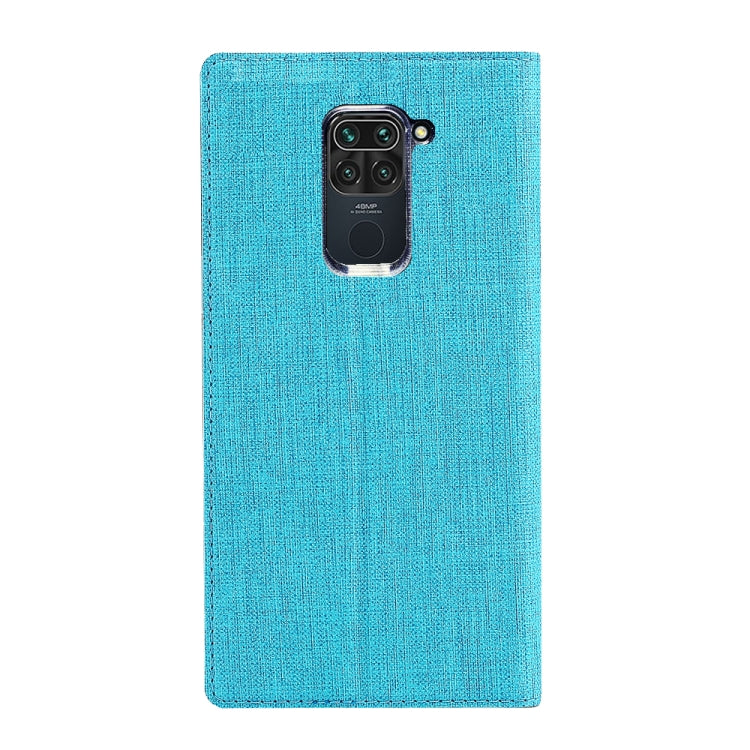 For Xiaomi Redmi 10X 4G / Redmi Note9 ViLi DMX-54 Shockproof TPU + PU Leather Magnetic Attraction Horizontal Flip Protective Case with Card Slots & Holder