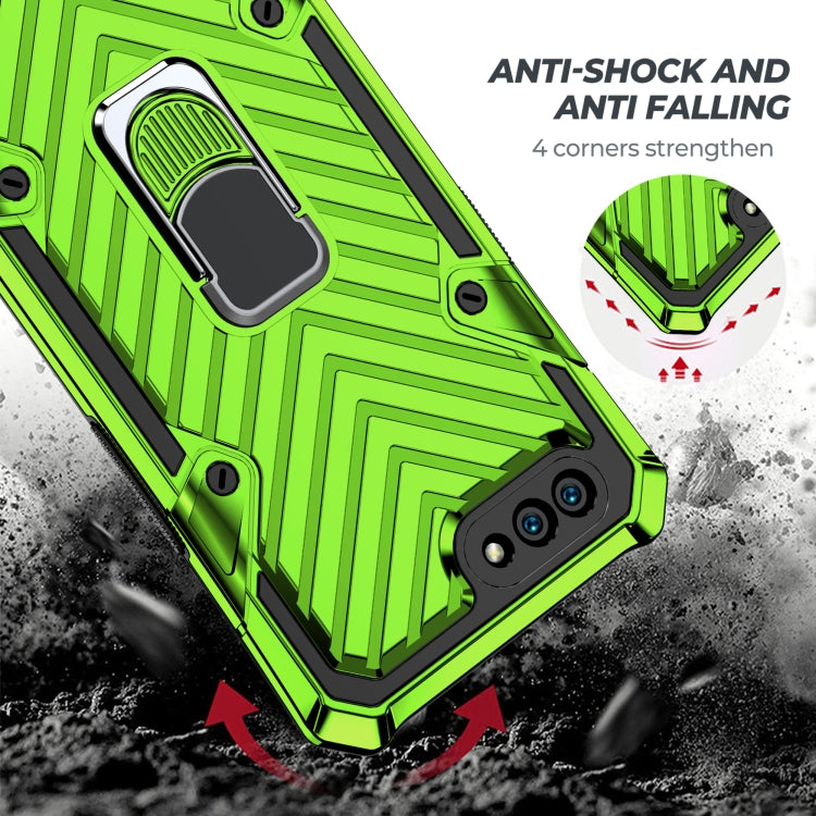 For OPPO A3s / A5 (AX5) Cool Armor PC + TPU Shockproof Case with 360 Degree Rotation Ring Holder