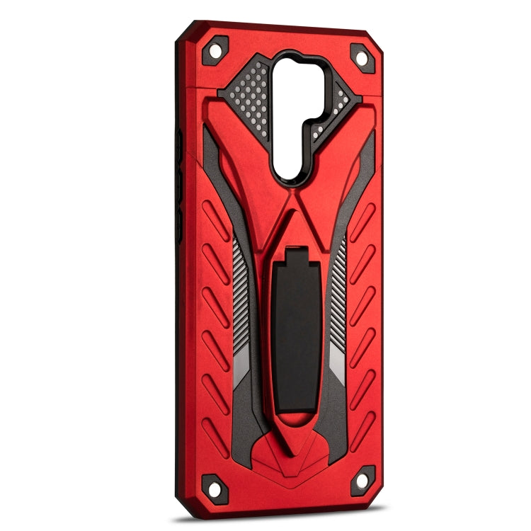 Shockproof TPU + PC Protective Case with Holder For Xiaomi Redmi 9