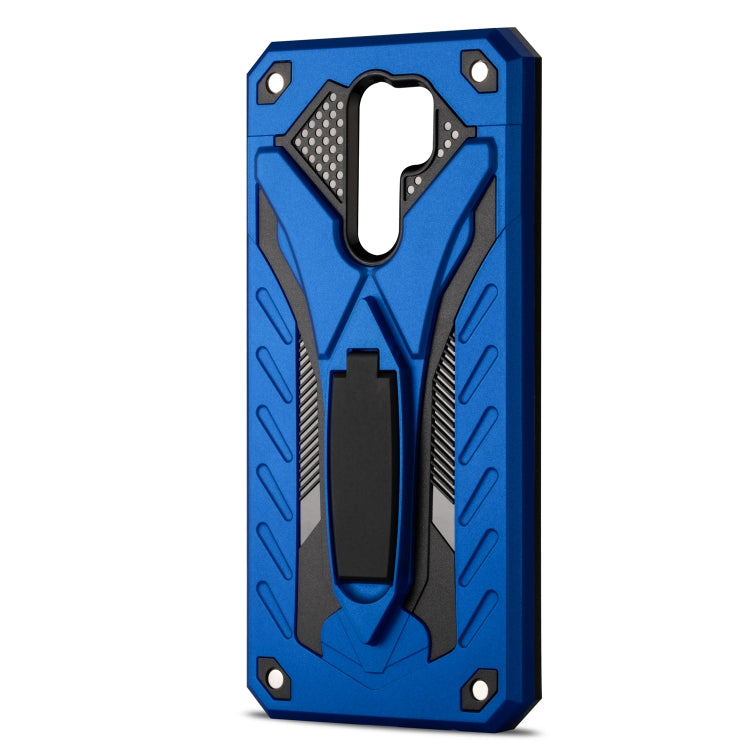 Shockproof TPU + PC Protective Case with Holder For Xiaomi Redmi 9