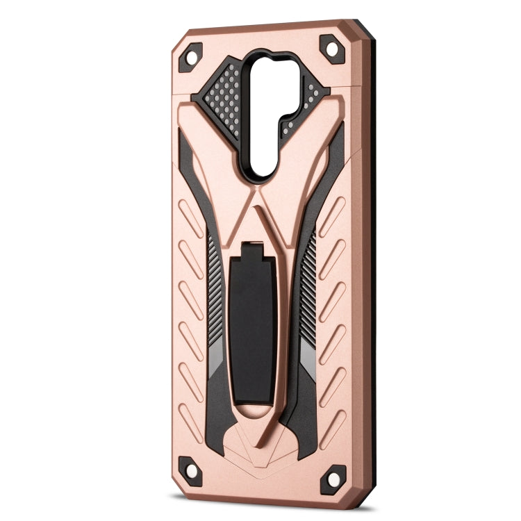 Shockproof TPU + PC Protective Case with Holder For Xiaomi Redmi 9
