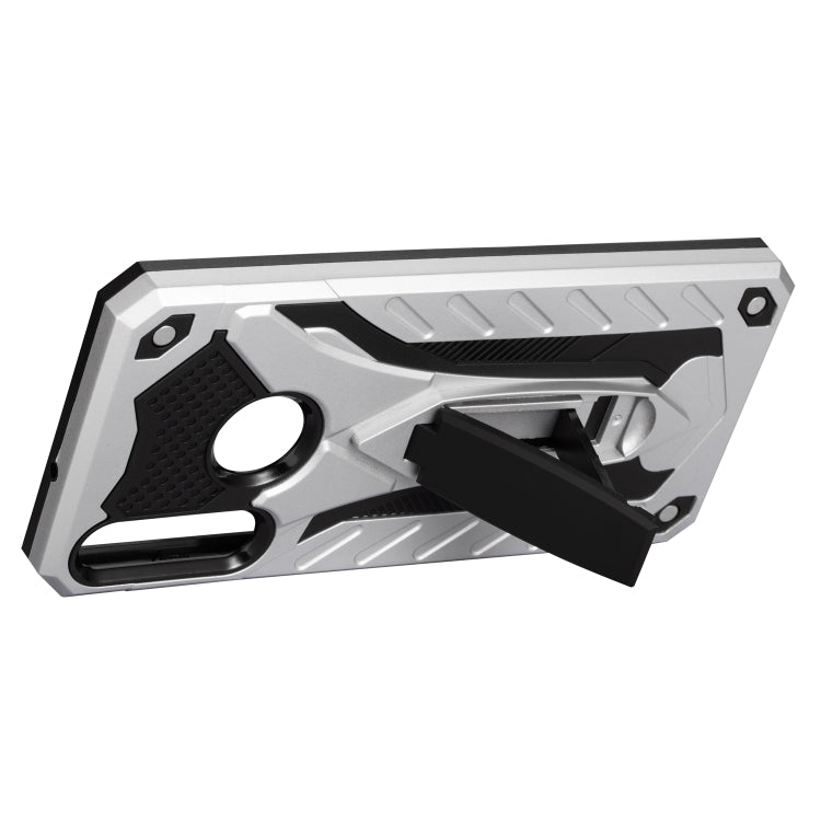 Shockproof TPU + PC Protective Case with Holder For Huawei Y6p