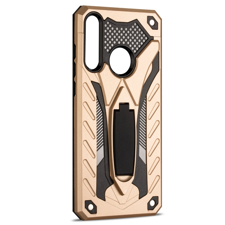 Shockproof TPU + PC Protective Case with Holder For Huawei Y6p