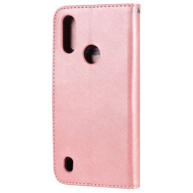For Motorola Moto E6s (2020) Fashion Calf Texture Zipper Horizontal Flip Leather Case with Holder & Card Slots & Wallet Function