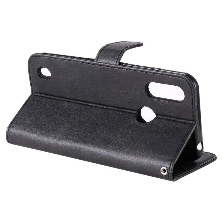 For Motorola Moto E6s (2020) Fashion Calf Texture Zipper Horizontal Flip Leather Case with Holder & Card Slots & Wallet Function