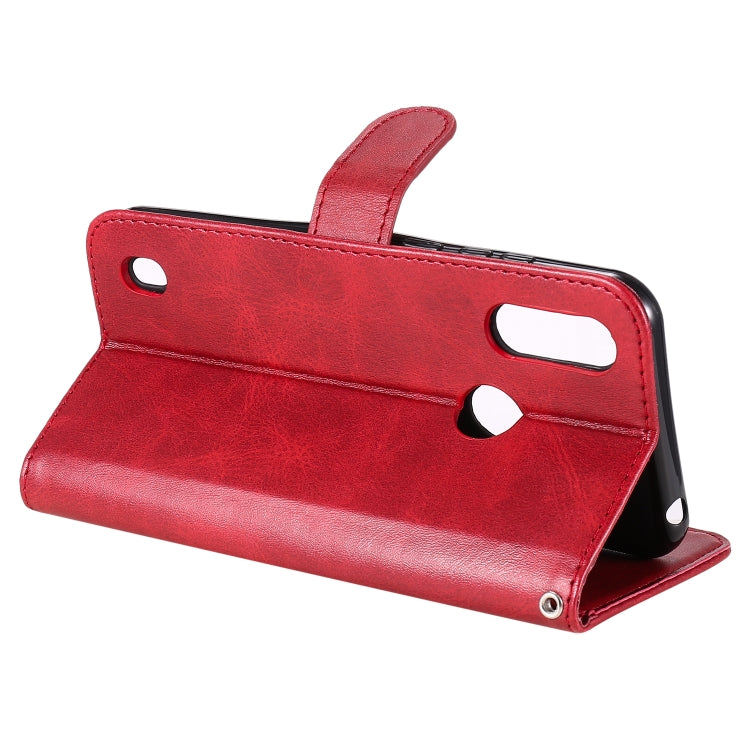 For Motorola Moto E6s (2020) Fashion Calf Texture Zipper Horizontal Flip Leather Case with Holder & Card Slots & Wallet Function