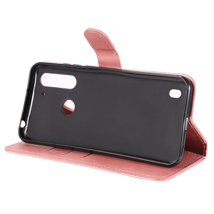 For Motorola Moto G8 Power Lite Fashion Calf Texture Zipper Horizontal Flip Leather Case with Holder & Card Slots & Wallet Function