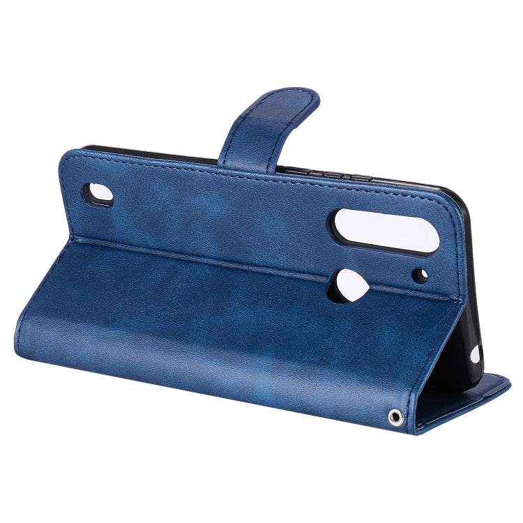 For Motorola Moto G8 Power Lite Fashion Calf Texture Zipper Horizontal Flip Leather Case with Holder & Card Slots & Wallet Function