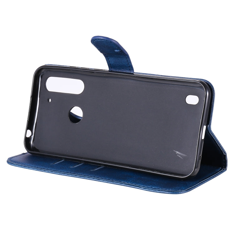 For Motorola Moto G8 Power Lite Fashion Calf Texture Zipper Horizontal Flip Leather Case with Holder & Card Slots & Wallet Function