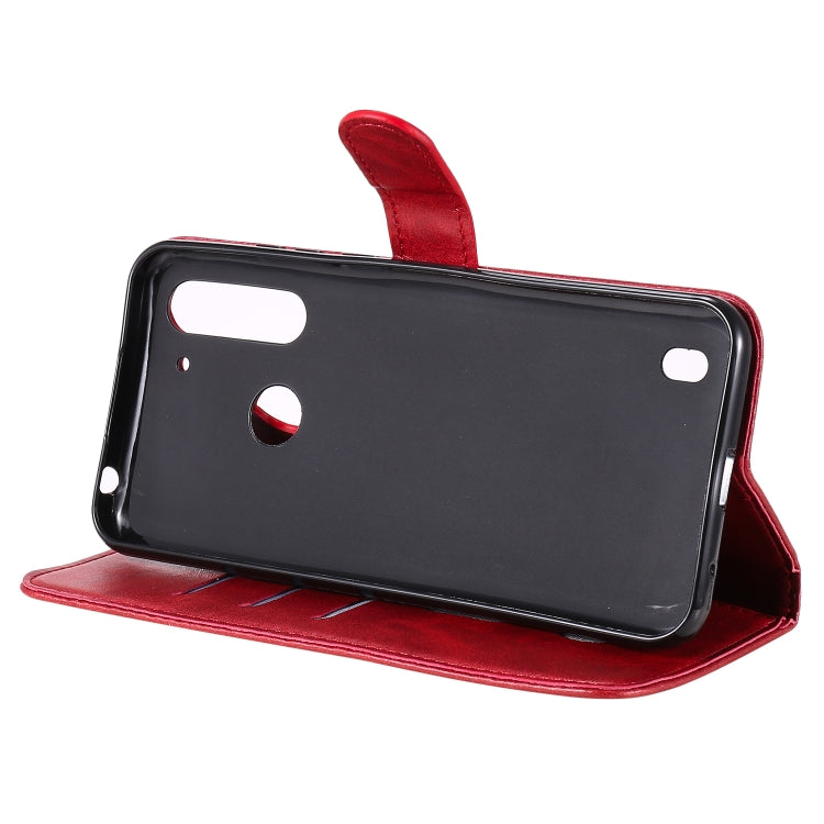 For Motorola Moto G8 Power Lite Fashion Calf Texture Zipper Horizontal Flip Leather Case with Holder & Card Slots & Wallet Function